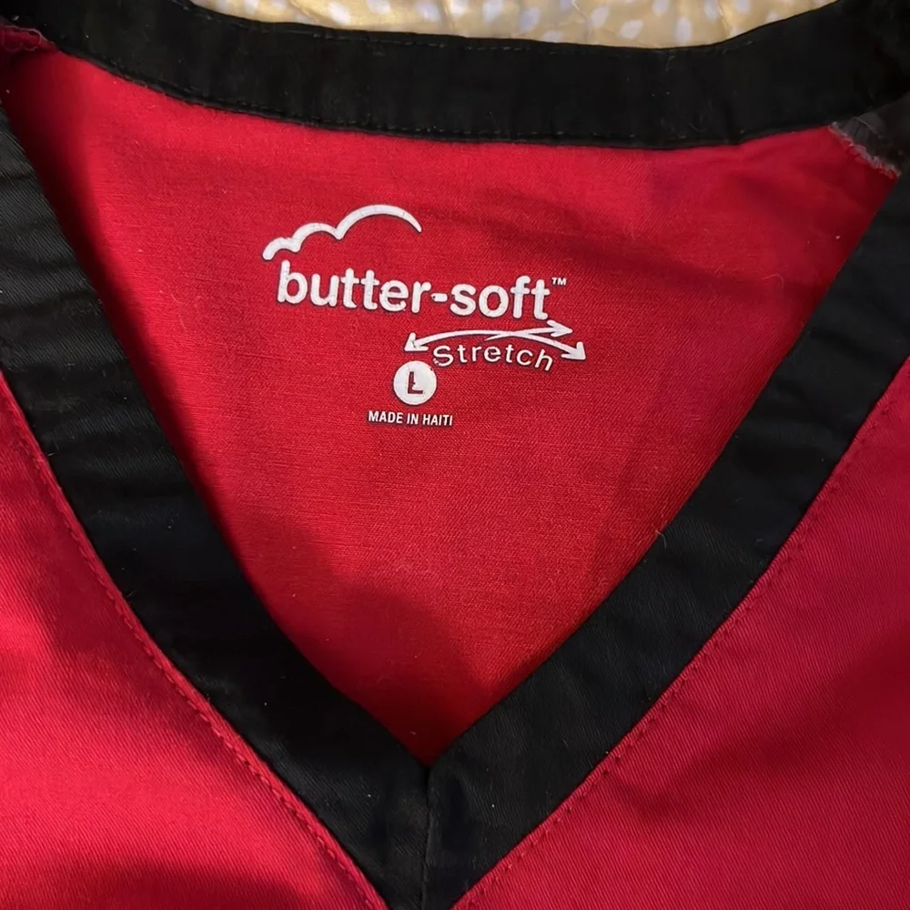 Scrub Top Large,  Buttersoft Stretch - Picture 5 of 6